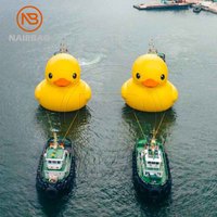 Canard gonflable géant pour l'eau, flotteur géant gonflable, canards en caoutchouc géants jaunes pour la location