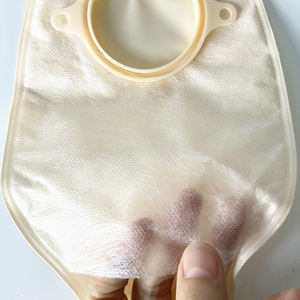 ถุงใส่ของเสียทางลำไส้ใหญ่แบบสองชิ้น ฆ่าเชื้อแล้ว (อินฟราเรดไกล) ได้รับการรับรองมาตรฐาน CE ขนาด 70 มม. แบบระบายน้ำได้ ใช้แล้วทิ้ง แบบทึบแสง พร้อมคลิป - Product Image 5