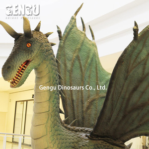 <span class=keywords><strong>Parc</strong></span> à thème dinosaure réaliste 3D Dragon intérieur métal caoutchouc pour centre commercial <span class=keywords><strong>parc</strong></span> d'aventure aéroport garderie école maternelle - Product Image 3