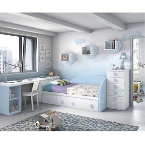 NOVA EUAD103 populaire <span class=keywords><strong>bleu</strong></span> clair enfants meubles de chambre à coucher enfants personnalisé taille enfants <span class=keywords><strong>lit</strong></span> simple en bois enfants lits à bascule - Product Image 1