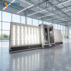 Máquina Vertical de Lavado y Secado de Vidrio EWORLD con Motor y Bomba, Construcción de Acero, 16KW de Potencia, Fácil de Operar para la Fabricación de Vidrio - Product Image 1