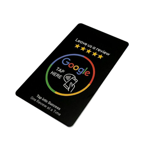 บัตรสมาร์ทการ์ด NFC แบบกำหนดเองที่นำกลับมาใช้ใหม่ได้ แตะเพื่อตรวจสอบรีวิว บัตรรีวิว Google สำหรับข้อเสนอแนะจากลูกค้าและธุรกิจ - Product Image 5