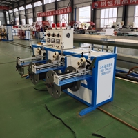 Máquina de fabricación de cinta de goteo laberinto de 80 m/min de alta calidad, máquina de cinta agrícola, línea de producción de cinta de goteo