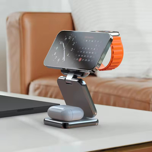 Estación de Carga Inalámbrica Magnética Plegable <span class=keywords><strong>3</strong></span> en 1, Nueva Base Multifunción para iPhone y Auriculares, Optimizada para Viajes, Nueva Carga Inalámbrica - Product Image 5