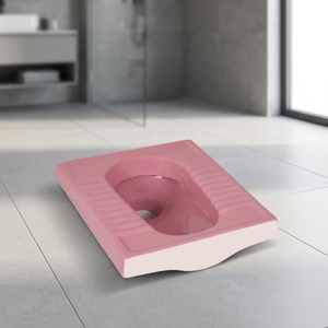 WC portable en céramique sans rebord, design asiatique moderne bleu, pour salle de bain, Orissa Pan, siège de toilette asiatique. - Product Image 4