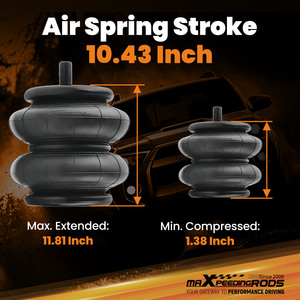 <span class=keywords><strong>MaXpeedingrods</strong></span> Factory 2X Suspension pneumatique arrière universelle renforcée pour DODGE RAM pour FORD W21-760-6401 jusqu'à 5000 LBS - Product Image 4