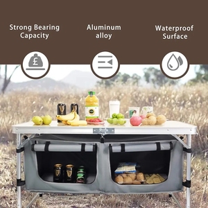 Armoire <span class=keywords><strong>de</strong></span> <span class=keywords><strong>camping</strong></span> en plein air Table <span class=keywords><strong>de</strong></span> <span class=keywords><strong>camping</strong></span> Armoire <span class=keywords><strong>de</strong></span> <span class=keywords><strong>cuisine</strong></span> Pique-nique Armoire <span class=keywords><strong>de</strong></span> <span class=keywords><strong>cuisine</strong></span> avec boîte <span class=keywords><strong>de</strong></span> rangement Armoire <span class=keywords><strong>de</strong></span> <span class=keywords><strong>cuisine</strong></span> pliante en aluminium - Product Image 4