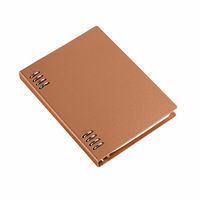 Carnet à anneaux PP pour l'école et le bureau, avec couverture simple, qualité export, agenda quotidien, dossier personnalisé