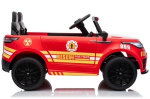 Voiture électrique pour enfants 24V à deux places sous licence Range Rover Velar Police, télécommande 2.4G, sirène et lumières de police - Product Image 4