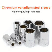 Ensemble d'outils mécaniques automobiles durables de 61 pièces en acier au chrome-vanadium, clé à cliquet métrique, douille