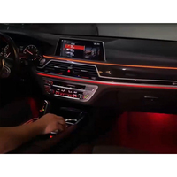 Lumière ambiante dynamique pour voiture Starry Sky 64 couleurs, symphonie de couleurs, pour BMW Série 7 G12 2016-2022, accessoires de décoration intérieure LED