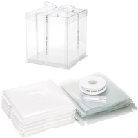 Tailles Personnalisées Nouveau Style Boîte à Gâteau Transparente Fête d'Anniversaire de Mariage Petite Boîte à Gâteau Transparente Rectangle