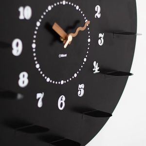 <span class=keywords><strong>Reloj</strong></span> de pared de pizarra Retro moderno, arte magnético DIY de gama alta para sala de estar, decoración del hogar, caja ciega, <span class=keywords><strong>reloj</strong></span> de exhibición - Product Image 3