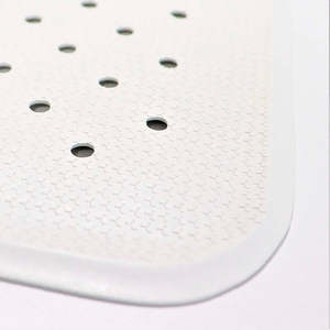 Tapis de bain antidérapant (97x35 cm), tapis de douche 100% caoutchouc naturel KMINA K30004 - Product Image 1