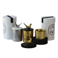 Cadeaux de mariage de luxe Synwish Bougeoirs parfumés Pots diffuseurs en céramique de luxe avec bâtonnets de roseau Coffret cadeau arôme de luxe