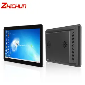 Whole sealing enclosure 23.6-inch waterproof embedded capacitive touch screen industrial panel PC RS232/RS485/USB/RJ45/HD-MI