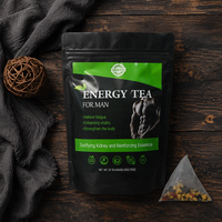 Thé Énergisant Maca Ginseng Prix Usine en Gros pour Hommes – Soutien Vitalité et Endurance – Sachets de Tisane en Vrac – Marque Privée OEM