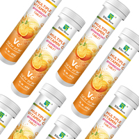 Comprimés Effervescents VC Marque Blanche Vitamines Adultes Riches en Électrolytes Supplément Énergétique Saveurs de Fruits Multiples Produit de Beauté