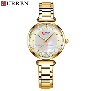 นาฬิกาควอตซ์เพชรหรู Curren 9072 สำหรับผู้หญิง ดีไซน์มีเสน่ห์ เหมาะสำหรับสาวๆ นักธุรกิจ แฟชั่นทันสมัย ตัวเรือนสแตนเลสกันน้ำ นาฬิกาข้อมือสุภาพสตรี - Product Image 4