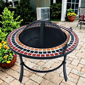 Achtertuin <span class=keywords><strong>Bbq</strong></span> Mozaïek Tegel Surround Vuurkorf Tafel - Product Image 5