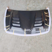 Capot en fibre de carbone style JS pour Honda Civic 8ème génération FD2 2007 2008 2009 2010, capot moteur et spoiler de garde-boue en carbone, kit carrosserie