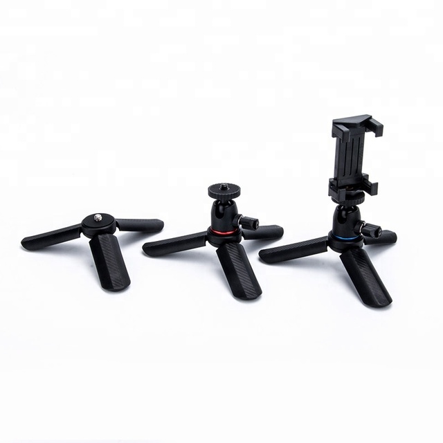 Mini Flexible Carbon Fiber 360 Degree Smartphone Mobile Phone Mini Tripod