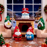Nouvelle conception de gnome de Noël en résine, décoration de Noël, moules en résine pour gnome, artisanat en résine de la série Noël pour la décoration