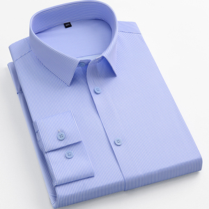 Camicie <span class=keywords><strong>da</strong></span> <span class=keywords><strong>Uomo</strong></span> Formali Antipiega in Cotone con Bottoni Personalizzate ODM - Product Image 2