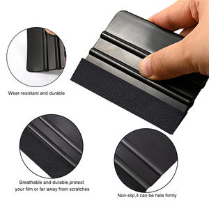 Envoltura de vinilo para coche, borde de fieltro de plástico, herramienta de escurridor de 4 pulgadas para película de ventana - Product Image 1