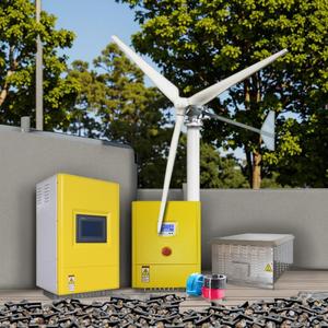 Système de stockage d'énergie hybride solaire et éolienne 5 kW pour applications industrielles et domestiques, production d'énergie éolienne - Product Image 1