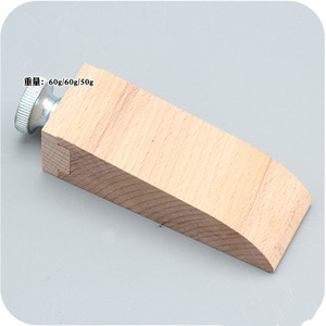 Ensemble de <span class=keywords><strong>papier</strong></span> abrasif en <span class=keywords><strong>bois</strong></span>, bloc de ponçage à main en forme de coin carré, outil de polissage et de meulage des bords du cuir fait à la main - Product Image 2