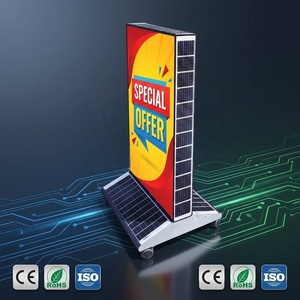 <span class=keywords><strong>Plaque</strong></span> d'adresse solaire LED moderne personnalisée, étanche, pour extérieur, pour maison moderne, appartement, ou signalétique de marque - Product Image 4