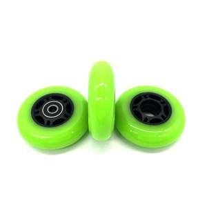 Roues de patins à roulettes en polyuréthane de haute qualité, durables, fabriquées en usine, OEM, 85a Abec-7, roues de patins à roulettes de course, 80 mm, 84 mm - Product Image 2
