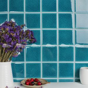 Prix ​​bas, décoration murale de 4 pouces, fournisseur de mosaïque de Foshan, carreaux de piscine vert craquelé de 100x100 mm, <span class=keywords><strong>Espagne</strong></span> - Product Image 4