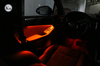 Pour Macan 95B LED Bandes Air Atmosphère Intérieur LED Éclairage Ambiant Porte Lumière 2014-up
