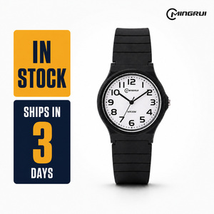 <span class=keywords><strong>Orologio</strong></span> al Quarzo Mingrui di Design Originale, Alta Qualità, Impermeabile, Lussuoso, in TPU, con Numeri Arabi, Leggero, per Donne e Ragazze - Product Image 1