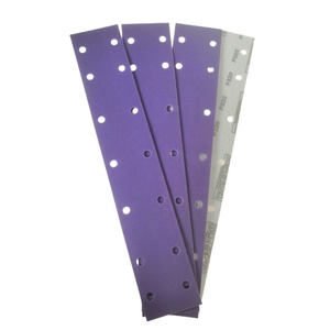 D DMS DIMEISI Q22T под заказ 70*400 мм 14 отверстий 320 Грит крючок и петля Металл Автомобильная фиолетовая пленка шлифовальный лист - Product Image 1