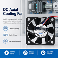 Ventilador Original ADDA 4010 DC 12V 0.10A 40X40X10MM 4CM con Doble Rodamiento de Bolas, Control de Temperatura PWM, Alto Flujo de Aire AD0412HB-G7B para Inversor