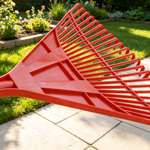 Rastrello Agricolo in Plastica a 22 Denti per Giardino, Rastrello per <span class=keywords><strong>Erba</strong></span> e Foglie, Attrezzo per Dissodare il Terreno per Semina e Raccolta di Cereali - Product Image 4