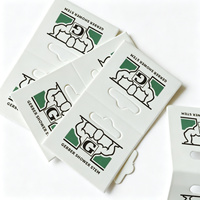 Carte d'en-tête en papier imprimée sur mesure, étiquette suspendue, carte de support pour blister, pour emballage de boîtes et présentation en magasin