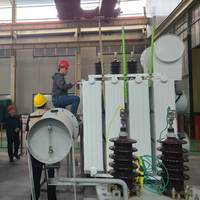 Transformateur de distribution triphasé immergé dans l'huile à forte charge 10000 kVA 35 kV 10 kV/11 kV avec fonction d'alarme de surcharge