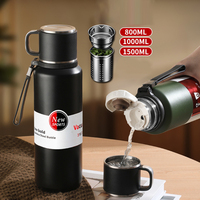 Erlenmeyer Termo – imprimante d'étiquettes de flacons sous vide personnalisable pour grande bouteille d'eau avec marqueur de temps de motivation