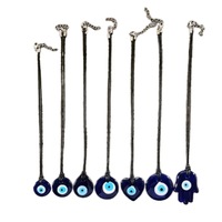 Fait à la main Nazar turc bleu mauvais œil pendentif traditionnel tenture murale ornement et voiture/maison/jardin/porte-clés protecteur cadeau chanceux