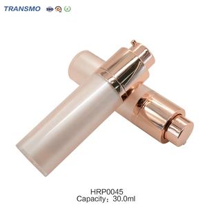 Customizable 30ml Eco-Friendly Plastic Lotion Pump Bottle <b>Foundation</b> Sealant and Face Cream Friendly Champagney Tint - Product Image 5