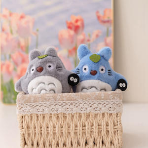 Peluche Personalizado de Fábrica de 10 cm, Lindo Peluche de Dibujos Animados de Totoro, Llavero, Colgante para Bolsa, Relleno de Algodón PP - Product Image 2