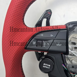 Volante Deportivo de Fibra de Carbono y Cuero con LED para Audi A3 A4 A5 A6L A8 Q5 Q7 Q8 TT B9, Nuevo Diseño, Venta al Por Mayor - Product Image 5