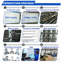 Service de pièces usinées CNC en acier et alliage d'aluminium sur mesure, service OEM ODM, boîtier audio en aluminium, service de fabrication de couvercles d'amplificateur de puissance en aluminium