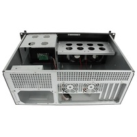 Boîtier PC industriel 19 pouces Châssis de serveur Micro ATX 4u Boîtier serveur à faible profondeur