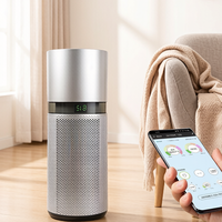 Purificateur d'air domestique équipé d'un filtre HEPA avec affichage de la qualité de l'air