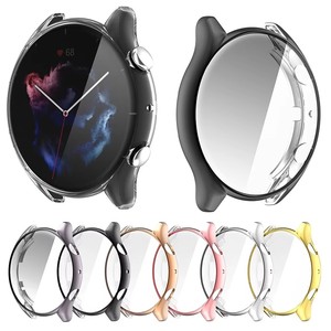 Étui de protection plein écran pour <span class=keywords><strong>Xiaomi</strong></span> Huami Amazfit <span class=keywords><strong>GTR</strong></span> <span class=keywords><strong>3</strong></span> GTR3 <span class=keywords><strong>Pro</strong></span> coque de protection en TPU souple - Product Image 1